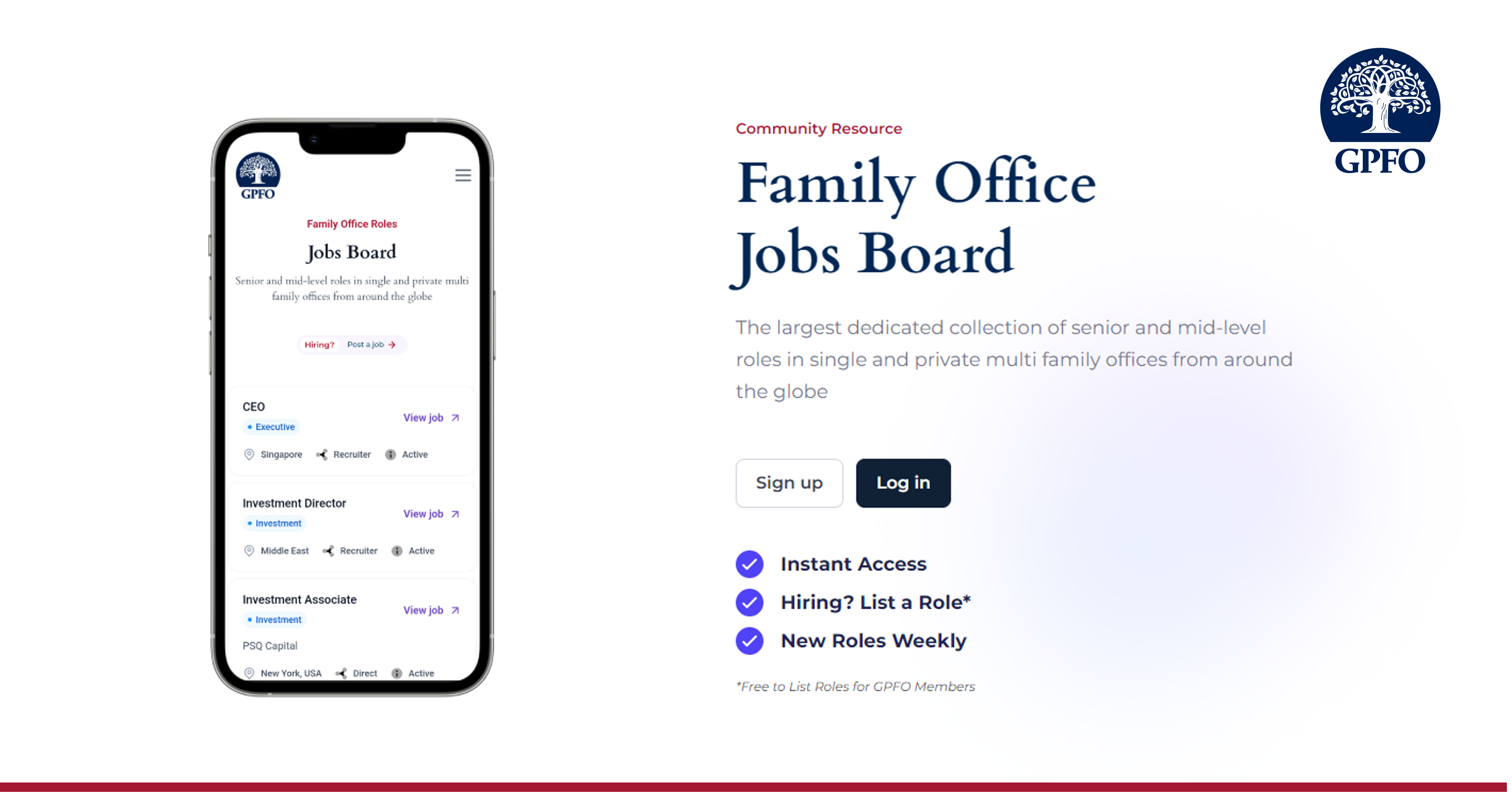 GPFO Family Office Jobs Board